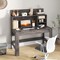 Costway Computer Desk Wooden Writing Desk Modern Home Office Workstation PC Laptop Table for Small Space